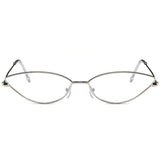 Metal Frame Cat Eye Sunglasses