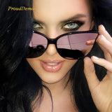 Flat Cat Eye Sunglasses